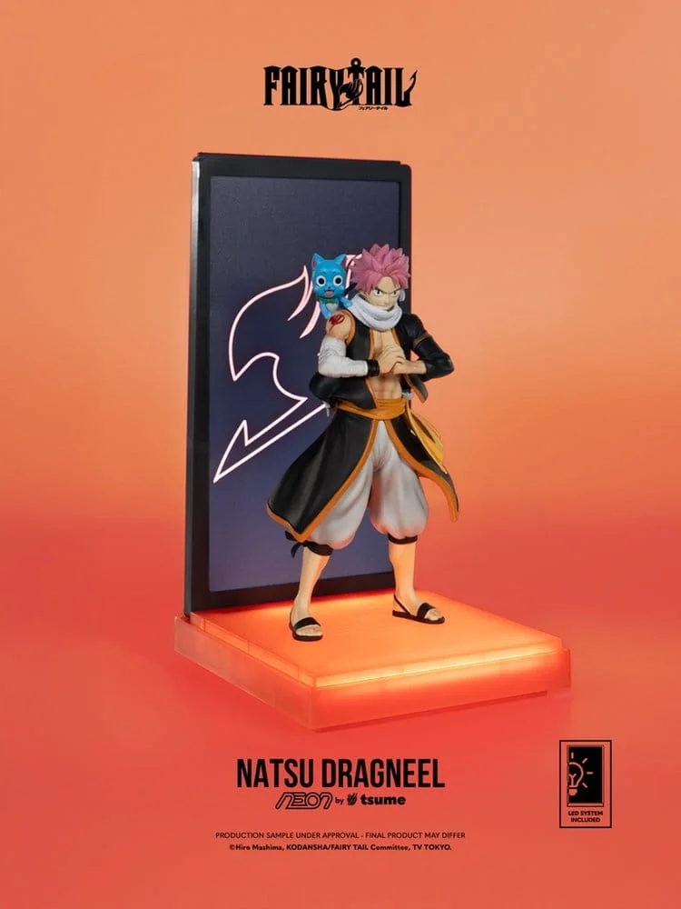 FAIRY TAIL - Natsu Dragneel - Figure Neon by Tsume 25cm